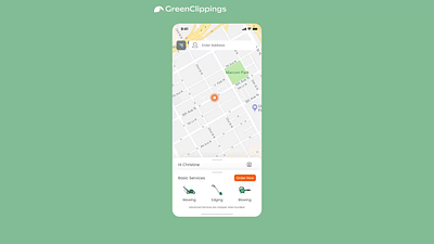 Lawn Care Services lawn care services app mobile app design uxui mobile design