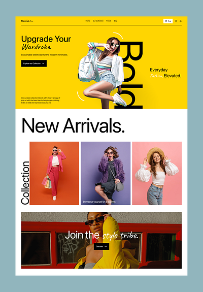 Fashion E-commerce Website Design branding colors design dribbble dribbble best shot ecommerce fashion product typography ui web webdesign webdesigner website websitedesign