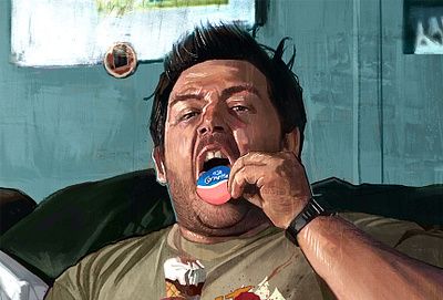 Ed ed illustration nick frost shaun of the dead