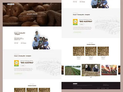 Potato Farmer Website design farmer figma graphic design landingpage potato ui ux webdesign websitedesign