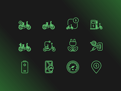 e-bike icon ecology electric bicycle filledline icon flat icon futuristik hybrid icon icondesign technologi vehicle