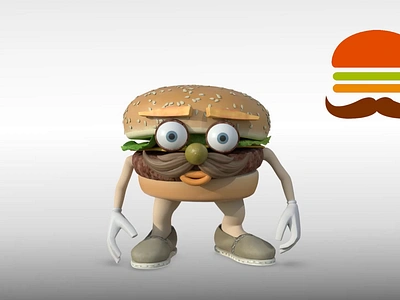 Don Burger 05 (video) 3d 3d render arnold autodesk maya branding design illustration product visualization substance ui