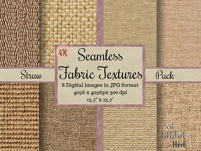 Seamless Fabric Textures, Straw Pack cloth texture digital paper fabric background fabric texture fabric tissue fabric wallpaper linen digital seamless burlap straw pack straw pattern textile pattern tissue wool texture woolen