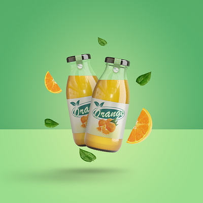 Orange juice bottle design graphic design packaging design product design