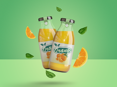 Orange juice bottle design graphic design packaging design product design