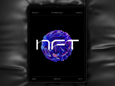 NFT Website UI Design blockchain art creative interface crypto art decentralized art design portfolio digital art digital collectibles interactive design modern aesthetics nft design nft ecosystem nft gallery nft marketplace nft platform tech innovation ui design user experience user friendly visual appeal web3 design