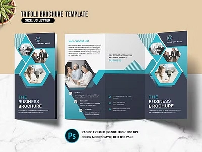 Trifold Business Brochure brochure design business business brochure business trifold clean company brochure corporate corporate brochure creative finance minimal modern multipurpose photoshop tempatel plan professional project business proposal trifold brochure trifold business brochure