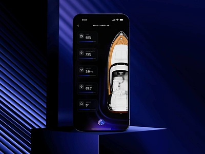 Speedboat - Mobile App Control app control boat control mobile mobile app mobile app control mobile app design mobile design premium sea speed boat speedboat speedboat control yacht yacht mobile app yacht mobile app control