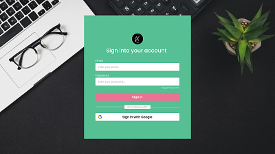Sign in Page graphic design sign in page ui ux web design