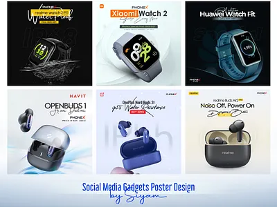 Gadgets Poster Design (Phonex) gadgets design gadgets poster gadgets poster design social media post design visual identity