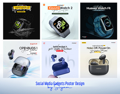 Gadgets Poster Design (Phonex) gadgets design gadgets poster gadgets poster design social media post design visual identity