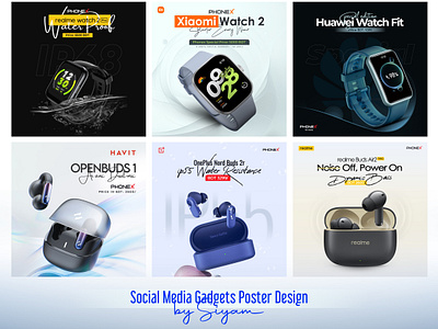 Gadgets Poster Design (Phonex) gadgets design gadgets poster gadgets poster design social media post design visual identity