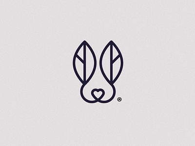 Conejo Blanco - Logo design animal logo graphic design minimalist emblem rabbit