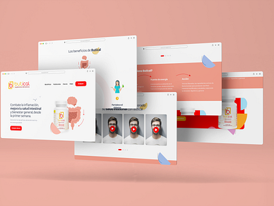 Butical Landing Page branding graphic design ui ux