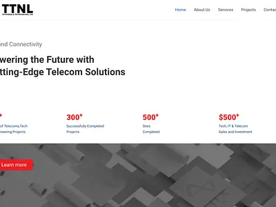 A technology landing page figma landing page motion graphics saas landing page technology ui ux web design web development wordpress