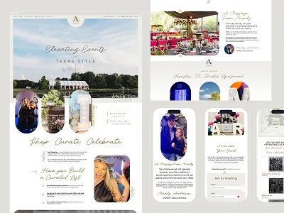 Andco Event Rental Website Example event rental website design event rental website example small business website web design website website design