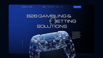 B2B Gambling & Betting 3d ui ux webdesign