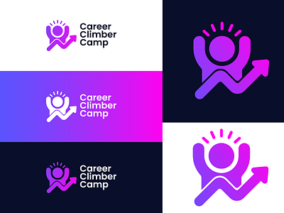 Minimal Logo design for Career Climber Camp branding camp career climber design graphic design illustration logo logo design minimal simple vector