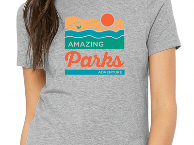 Amazing Parks Adventure shirt design camp parks script shirt sun