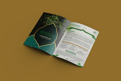 CBD Catalogues design template. Morocco style design brochure catalog catalogue design design moroccan style