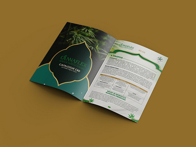 CBD Catalogues design template. Morocco style design brochure catalog catalogue design design moroccan style