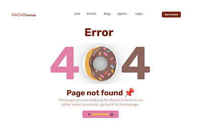 The 404 error page design concept branding graphic design logo ui