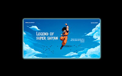 Saiyan 🦁 Spirit 3d animation figma graphic design minimal motion graphics parallax effect