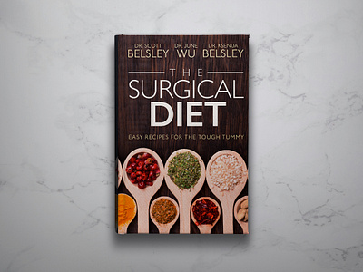 The Surgical Diet Book Cover Design book cover design graphic design