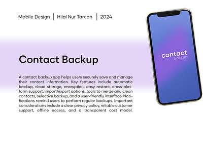 Contact Backup adobe adobexd app design graphic design illustration typography ui userınterface vector