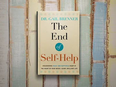 The End of Self-Help book cover design graphic design