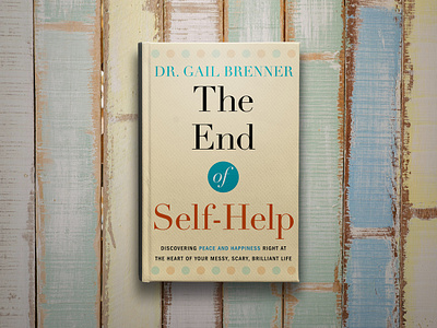 The End of Self-Help book cover design graphic design
