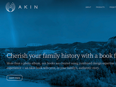 Akin Design+Genealogy Brand Design & Development ancestry book design branding campaign genealogy logo motion graphics responsive design social media storytelling ui website design