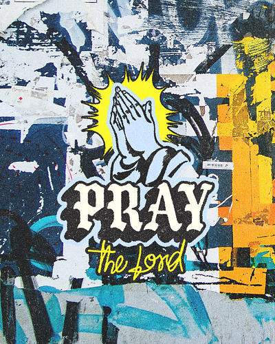 Pray The Lord | Christian Poster christian