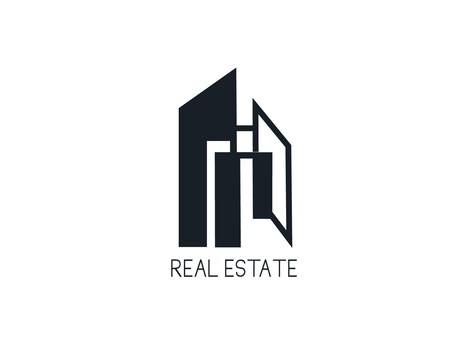 Real estate logo by Azra Kustura on Dribbble