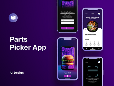 PartsPicker App -- Ecommerce App | UI Design app design typography ui