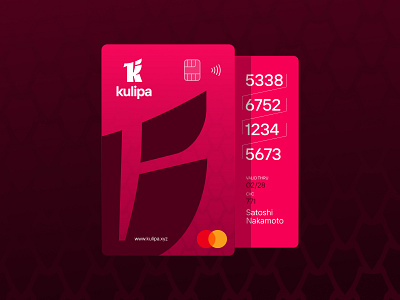 Kulipa - Crypto Payment Card as-a-Service for Crypto Wallets card design crypto crypto banking crypto card crypto wallet kulipa payment card