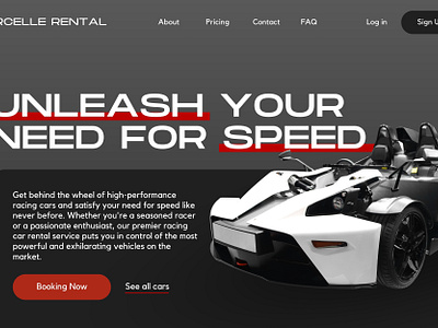 sport car website car website design modern design sport car sport car website ui uiux ux web design website website design