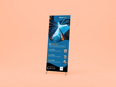 ROLL-UP BANNER illustration roll up roll up banner