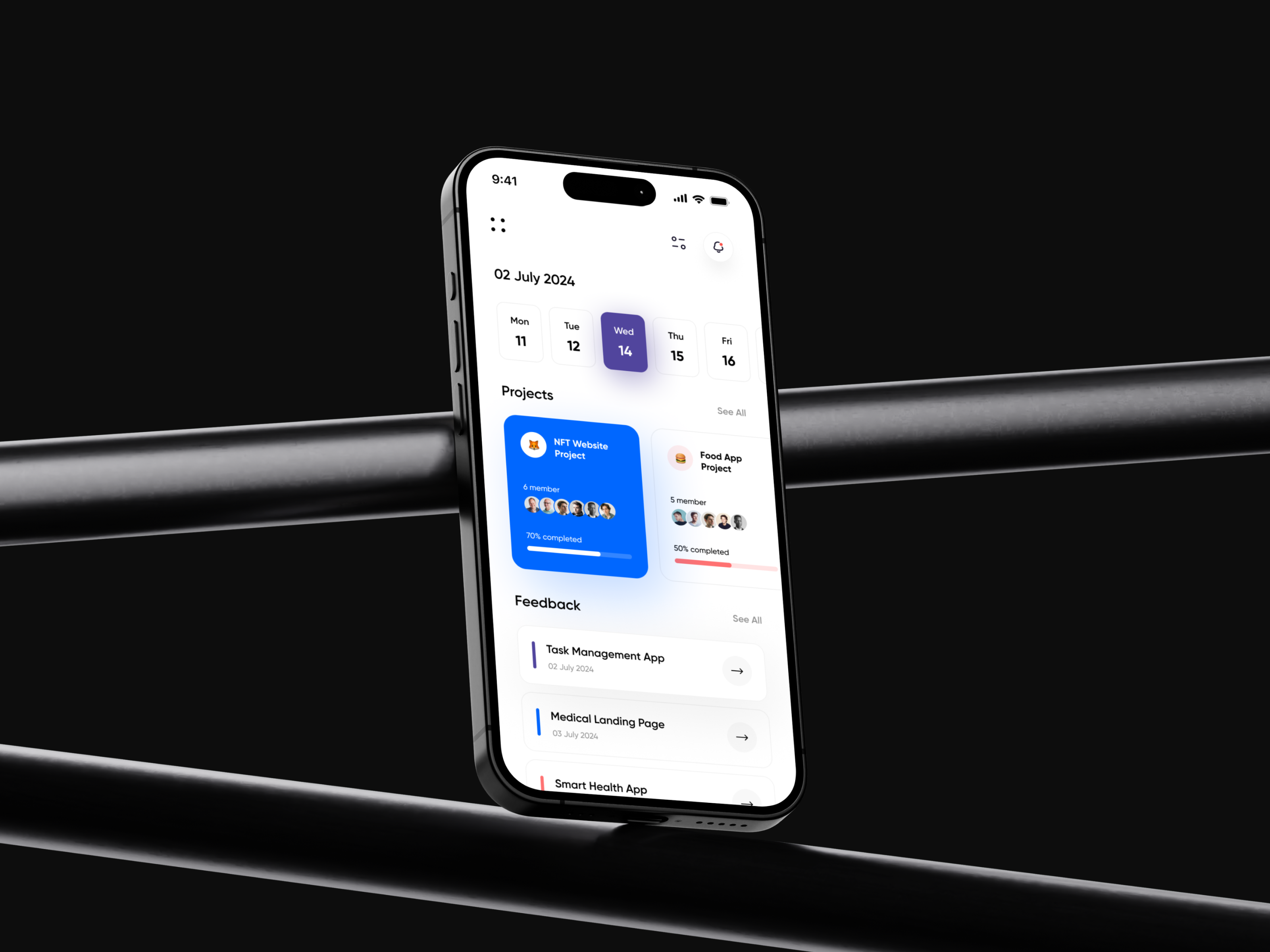 Task Manager Mobile App Design app interface minimal mobile mobile app mobile app design mobile application mobile apps mobile ui task taskapp taskmanagement teamwork ui uiux ux