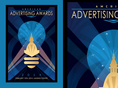 2014 Addy Awards Poster Design awards light bulb posters