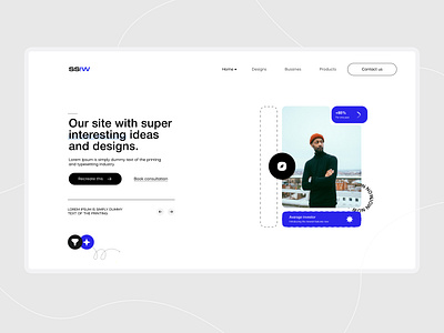 Simple UX/UI Design, Website abstract awesome awesome design beatufiuldesign branding design dribbble figma illustration logo simple ui ux uxui webdesign