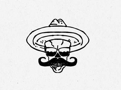 Hand Drawn Mexican Restaurant Logo dynamic flat graphic design hand drawn hand drawn logo design illustration logo design mexican mexican cap mexican logo mexican restaurant mexican restaurnat logo design minimal modern symbolic