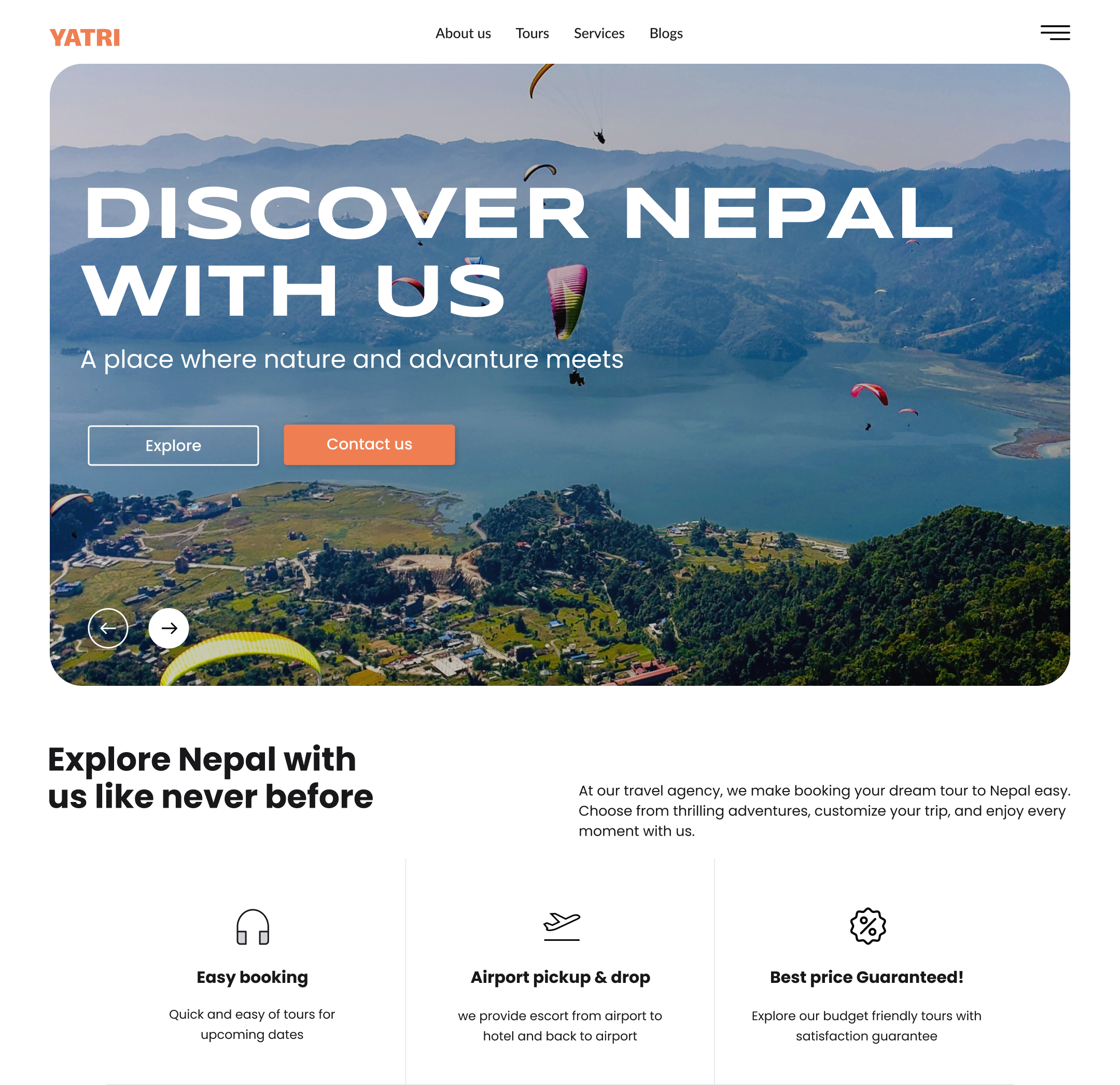 Web design for travel agency branding figma travelagency webdesign website