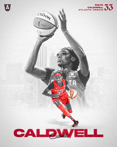 WNBA Poster - Maya Caldwell