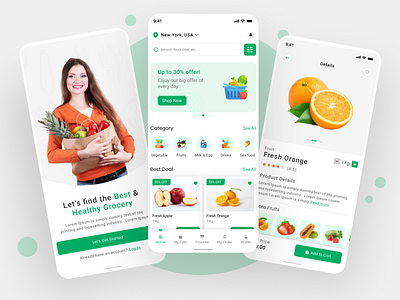 E-Commerce Mobile Apps UI Design app e commarch food app mobile apps tusharsharma69 ui ui design