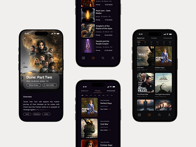 Multiplex Mobile App Redesign Concept design mobile ui ux