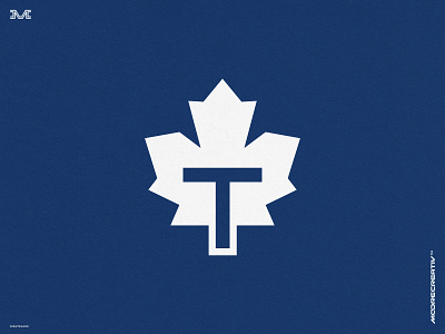 Maple Leafs branding logo sports vintage