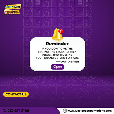 Reminder branding design graphic design icon identity illustration logo reminder ui ux vector westcoast animations