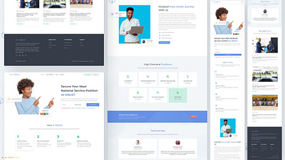 KNUST NSS Website design figma job ui job webite landing page responsive template ui uiux ux web design web devlopment website