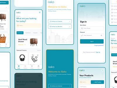 iSoko Ecommerce Concept 🇷🇼 ecommerce experience mobile app ui uiux